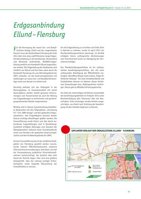 Zwischenbericht 2013 - Stadtwerke Flensburg