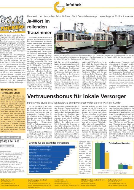 Ausgabe: 09. KW - 2008 - Stadtwerke Gera