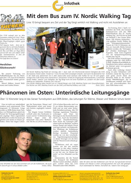 Ausgabe: 12. KW - 2007 - Stadtwerke Gera