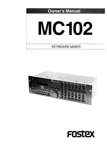 MC102 - Fostex