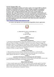 LEGGE 30 giugno 2009, n. 85 Adesione della ... - Governo Italiano