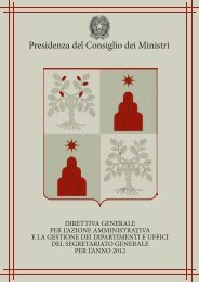 Presidenza del Consiglio dei Ministri - Governo Italiano