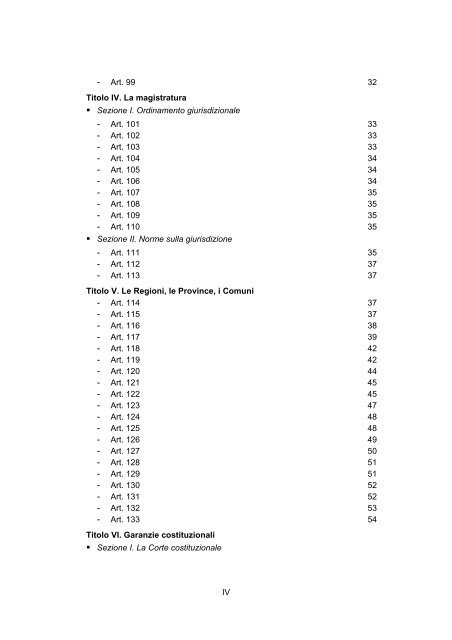 COSTITUZIONE DELLA REPUBBLICA ITALIANA - Governo Italiano