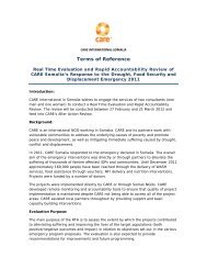 Terms of Reference - Somalia NGO Consortium