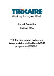 ToR for programme evaluation - Somalia NGO Consortium