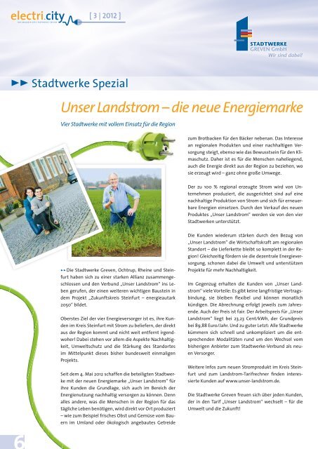 electri.city 03/2012 - Stadtwerke Greven