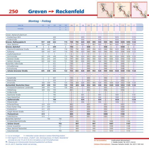 gehts zum STADTBUS-Fahrplan und LIENEINNETZ GREVEN