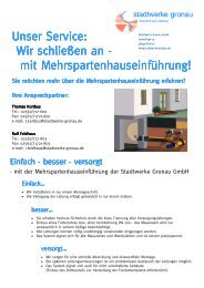 Merkblatt Mehrspartenhausanschluss Msh Stadtwerke Pfungstadt