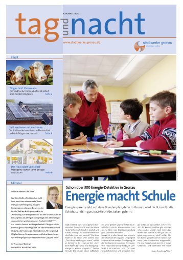 Ausgabe 2-2010 - Stadtwerke Gronau GmbH