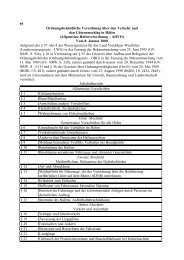 Allg. Hafenverordnung NRW - AHVO (PDF) - Stadtwerke Hamm GmbH