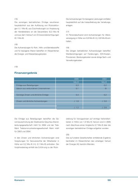 GeschÃ¤ftsbericht 2005 - Stadtwerke Iserlohn