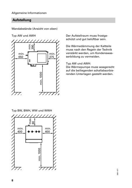 VITOCAL 300 VITOCAL 350 Montage− und Serviceanleitung