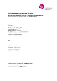 Lieferantenrahmenvertrag (Strom) - Stadtwerke Landsberg / Lech