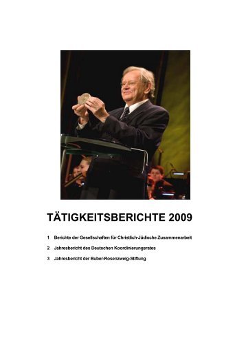 TÄTIGKEITSBERICHTE 2009 - Der Deutsche Koordinierungsrat der ...