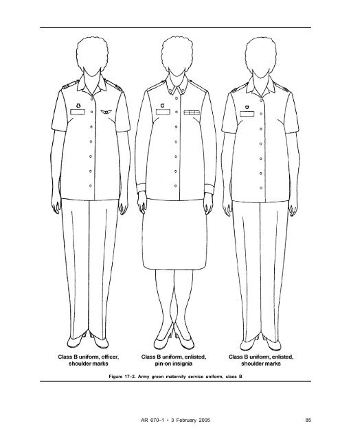 Wear and Appearance of Army Uniforms and Insignia