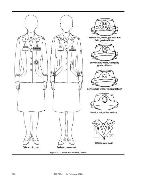 Wear and Appearance of Army Uniforms and Insignia