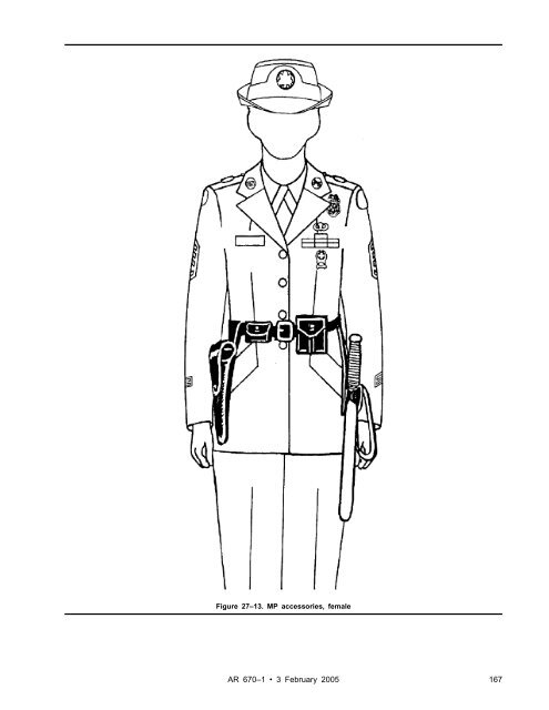 Wear and Appearance of Army Uniforms and Insignia