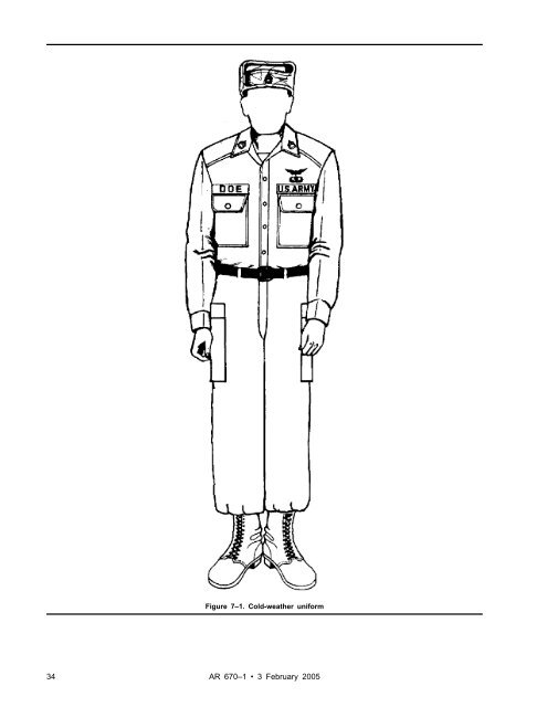 Wear and Appearance of Army Uniforms and Insignia