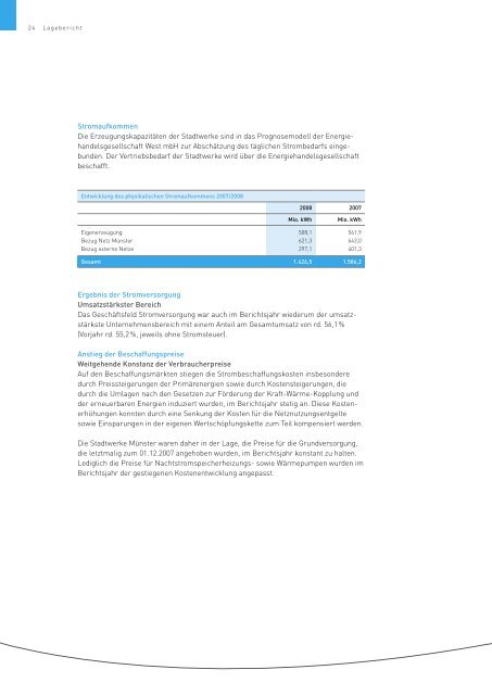 Den GeschÃ¤ftsbericht 2008 als PDF herunterladen. - Stadtwerke ...