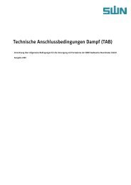 Technische Anschlussbedingungen Dampf - Stadtwerke NeumÃ¼nster