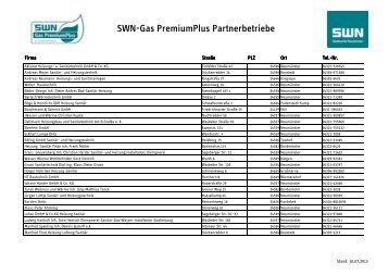 haben wir SWN-Partnerbetriebe fÃ¼r Sie zusammengestellt.