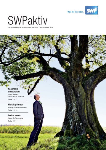 SWP Aktiv Ausgabe Herbst/Winter 2013 - Stadtwerke Pforzheim