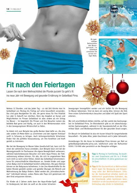 Ausgabe Dezember 2013 - Stadtwerke Pirna GmbH