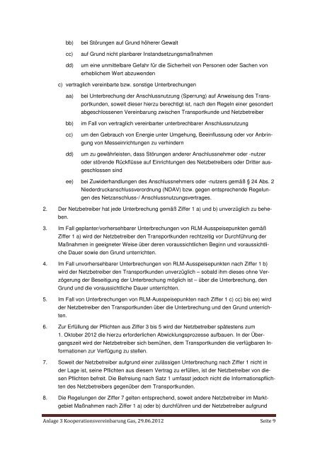 Lieferantenrahmenvertrag - STADTWERKE SANGERHAUSEN GmbH