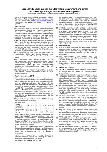 SW SZB - Stadtwerke Schwarzenberg GmbH