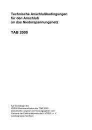 TAB 2000 VDEW LG Sachsen - DREWAG NETZ GmbH