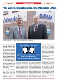 lesen - SSW Stadtwerke St. Wendel GmbH & Co. KG