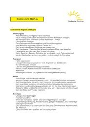 Checkliste Umzug (54 kB) - Stadtwerke Straubing