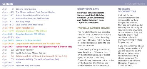 MB Timetable - Days Out Leaflets