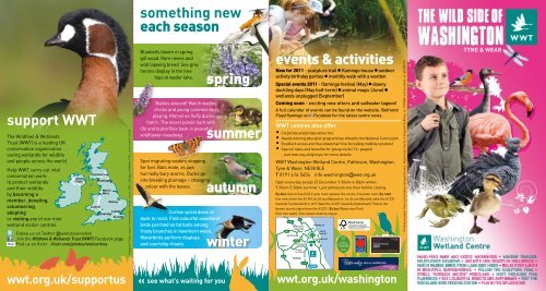 Washington Wetland Centre - Days Out Leaflets