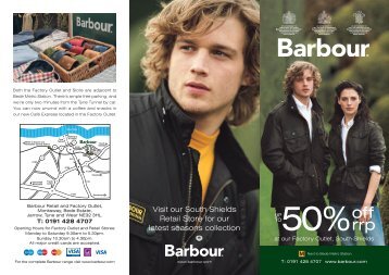 Barbour Factory Outlet - Days Out Leaflets