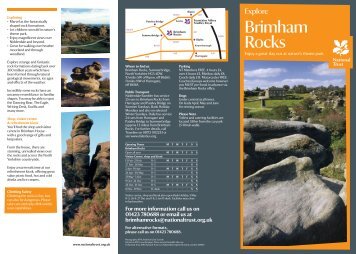 Brimham Rocks - Days Out Leaflets
