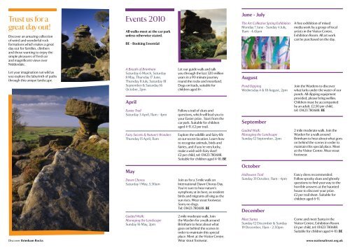 Brimham Rocks - Days Out Leaflets