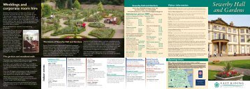 Sewerby Hall and Gardens - Days Out Leaflets