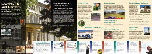 Sewerby Hall and Gardens - Days Out Leaflets