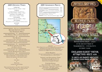Mother Shipton's Cave & Petrifying Well - Days Out Leaflets