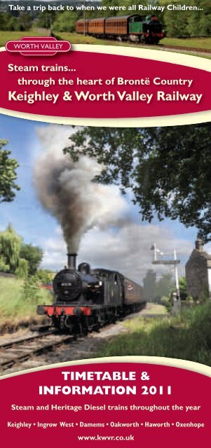 Keighley & Worth Valley Railway - Days Out Leaflets