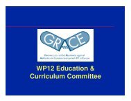 WP12 results - Grace