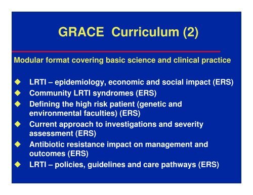 WP12 results - Grace