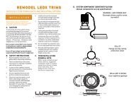 Z Series LEDX Remodel Guide - Lucifer Lighting