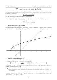 TD-cours sur les suites rÃ©currentes