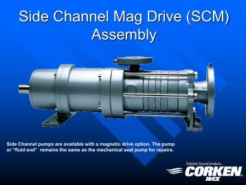 Side Channel Mag Drive (SCM) Assembly - Corken