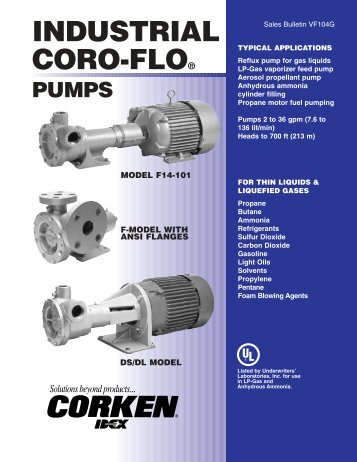 Coro-Flo Pump Sales Brochure - Corken