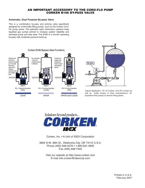 Coro-Flo Pump Sales Brochure - Corken