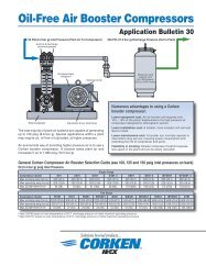 Application Bulletin 30 (Air Booster Compressors) - Corken