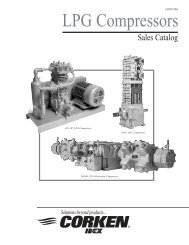 Sales Catalog for LPG Compressors - Corken